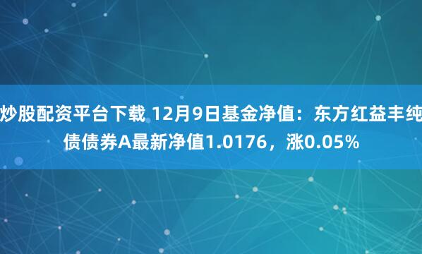 炒股配资平台下载 12月9日基金净值：东方红益丰纯债债券A最新净值1.0176，涨0.05%