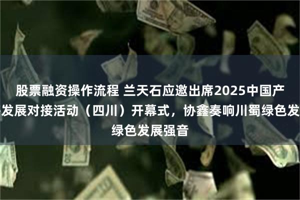 股票融资操作流程 兰天石应邀出席2025中国产业转移发展对接活动（四川）开幕式，协鑫奏响川蜀绿色发展强音