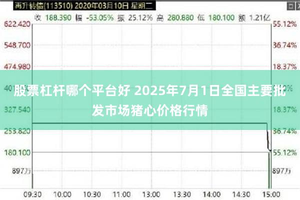 股票杠杆哪个平台好 2025年7月1日全国主要批发市场猪心价格行情