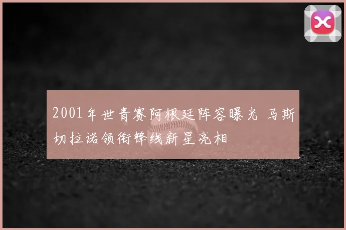 2001年世青赛阿根廷阵容曝光 马斯切拉诺领衔锋线新星亮相